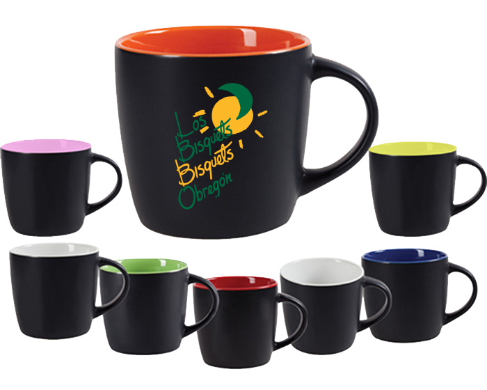 TAZA DE CERAMICA MATTE NEGRO C688